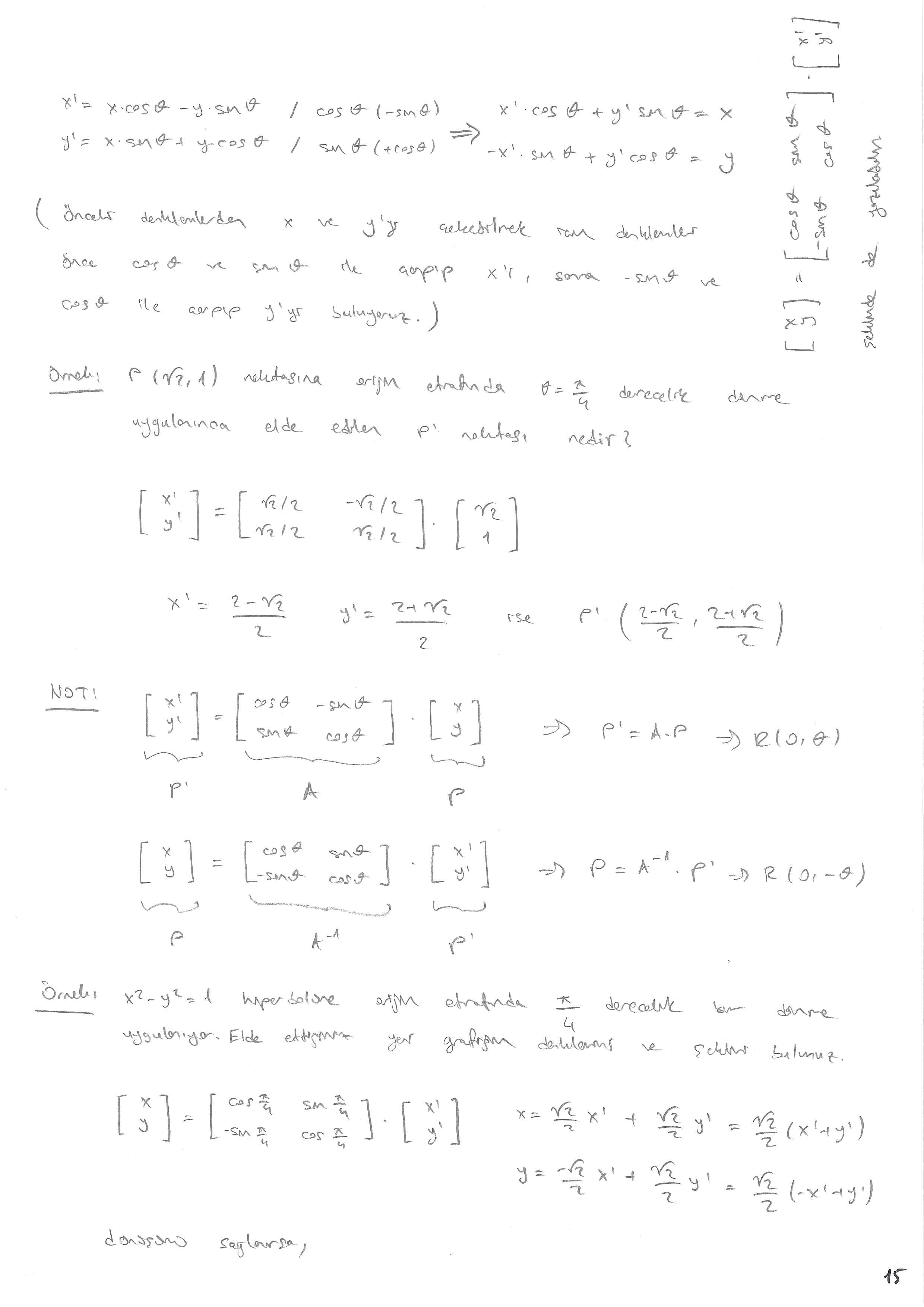 Analitik Geometri 2 - 015