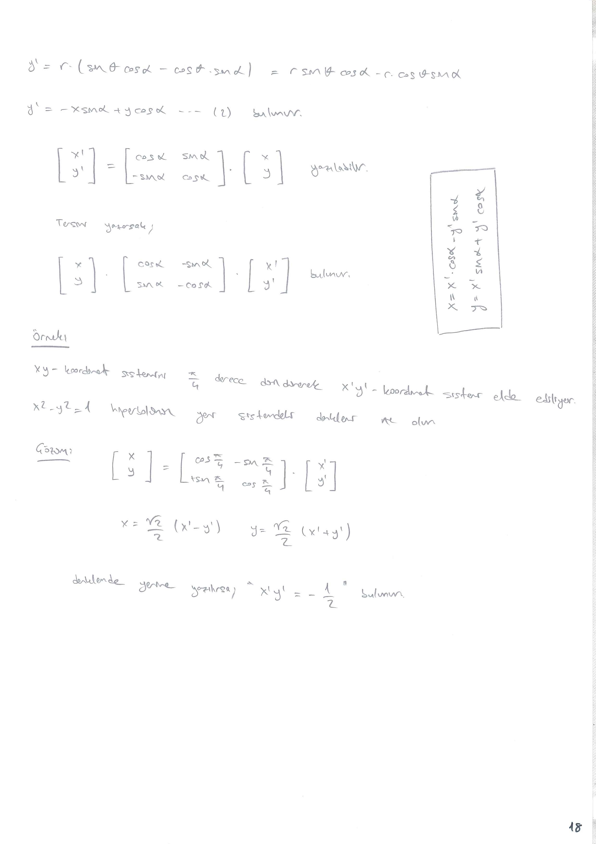 Analitik Geometri 2 - 018