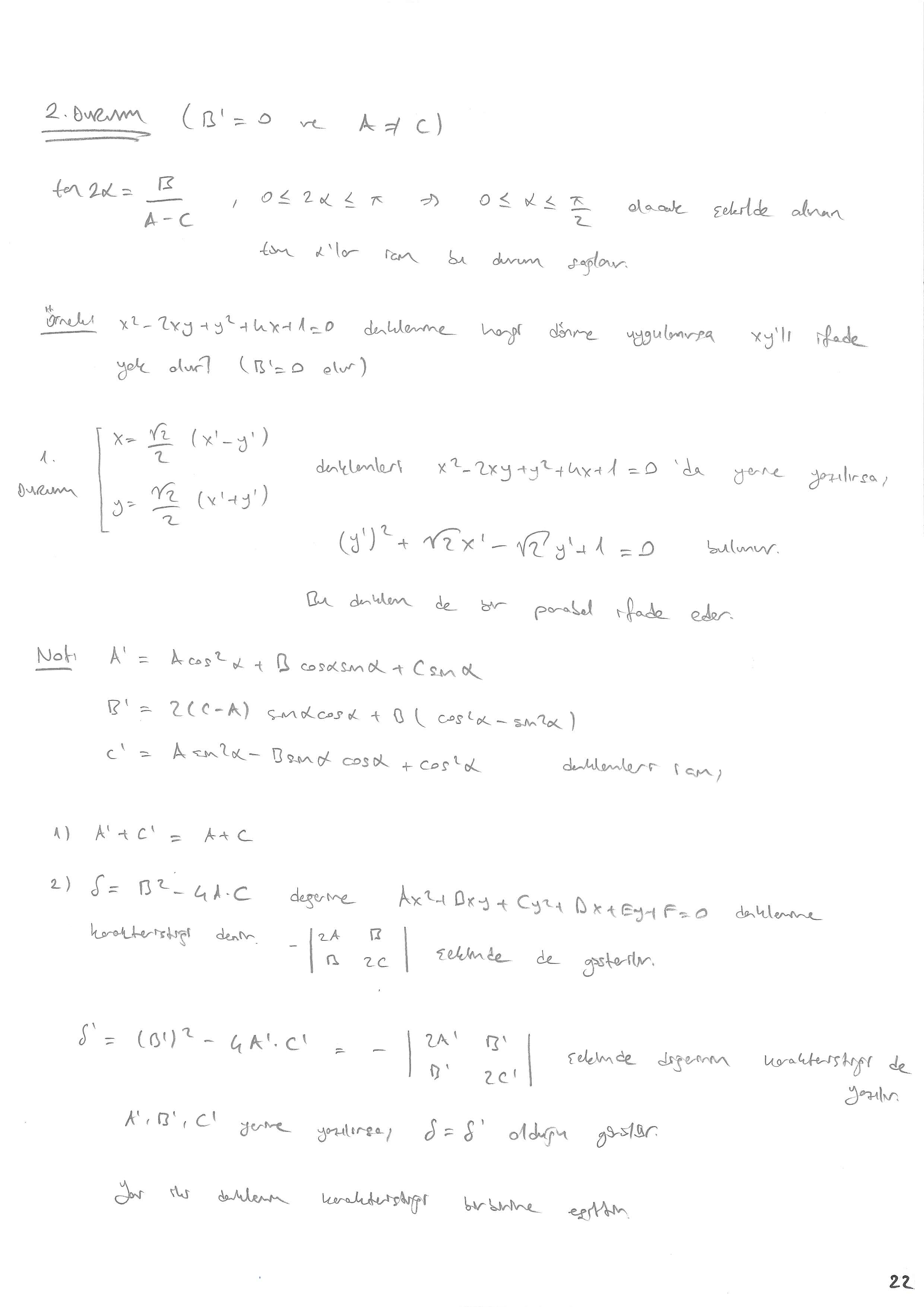 Analitik Geometri 2 - 022
