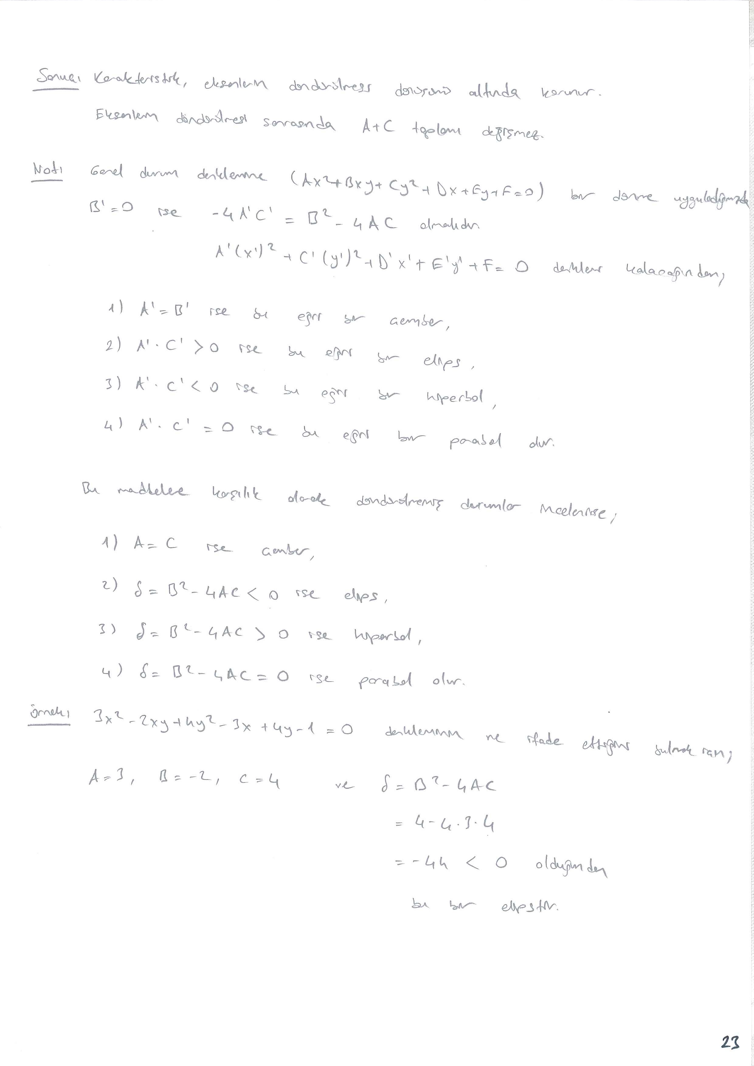 Analitik Geometri 2 - 023