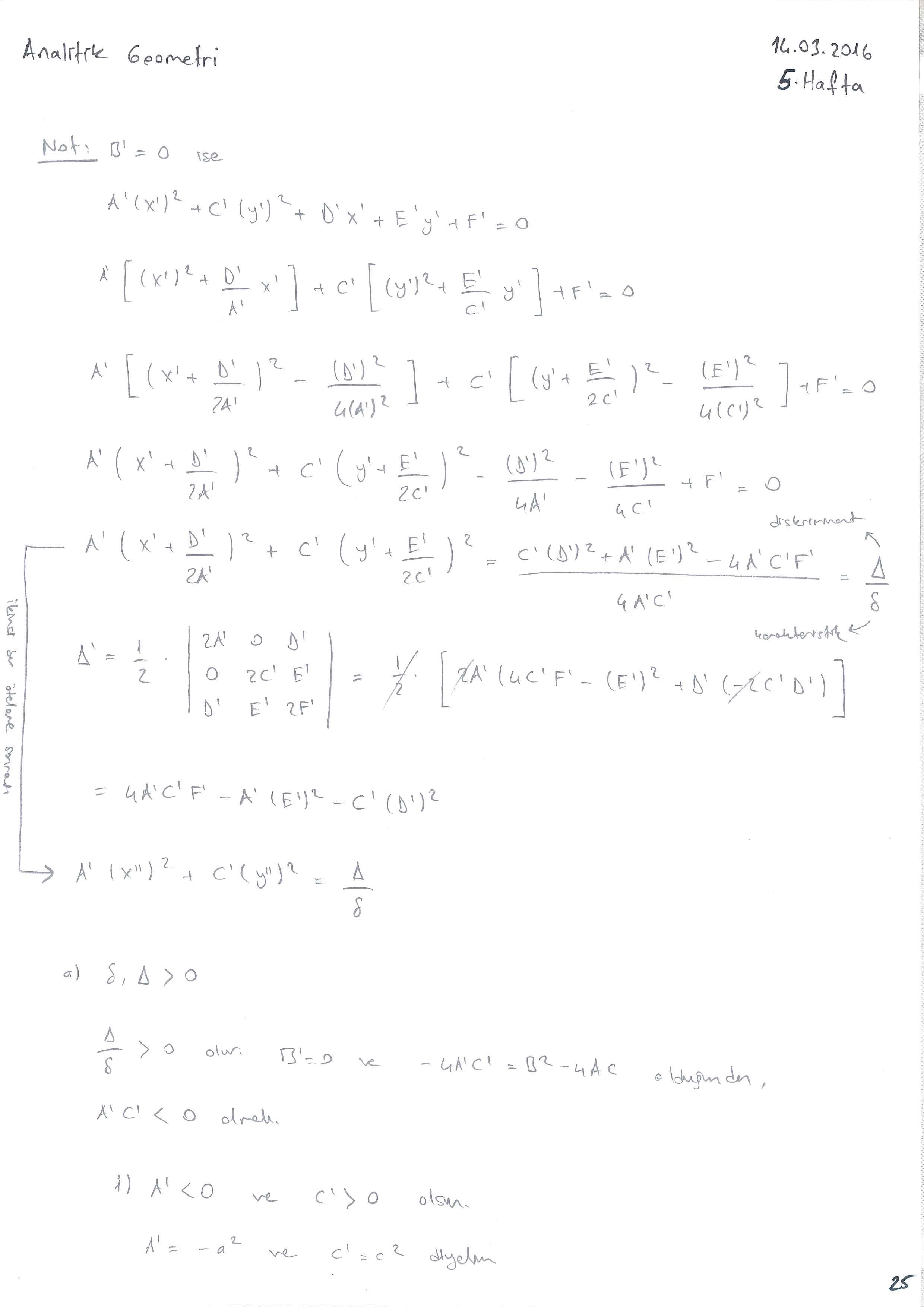 Analitik Geometri 2 - 025