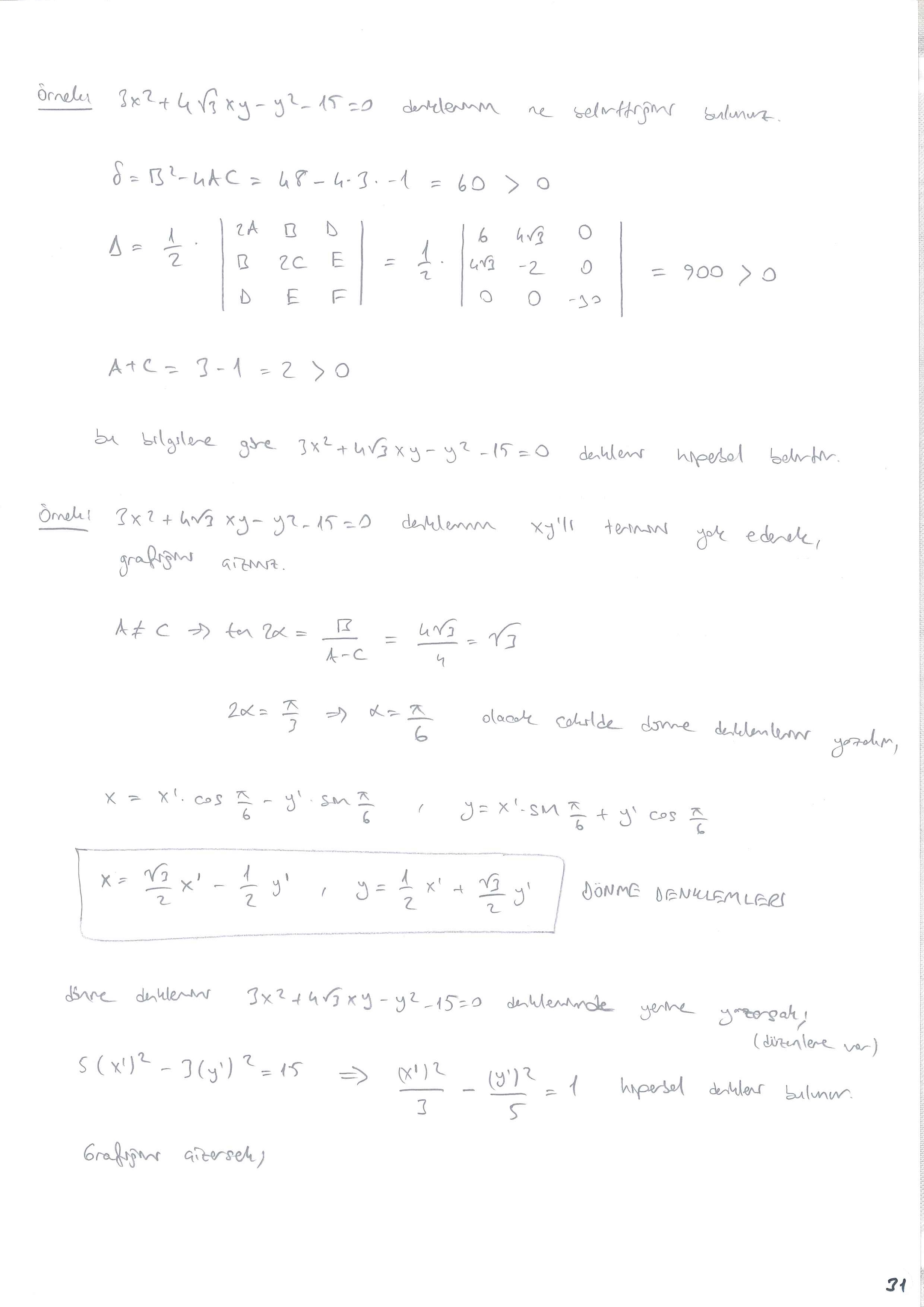 Analitik Geometri 2 - 031