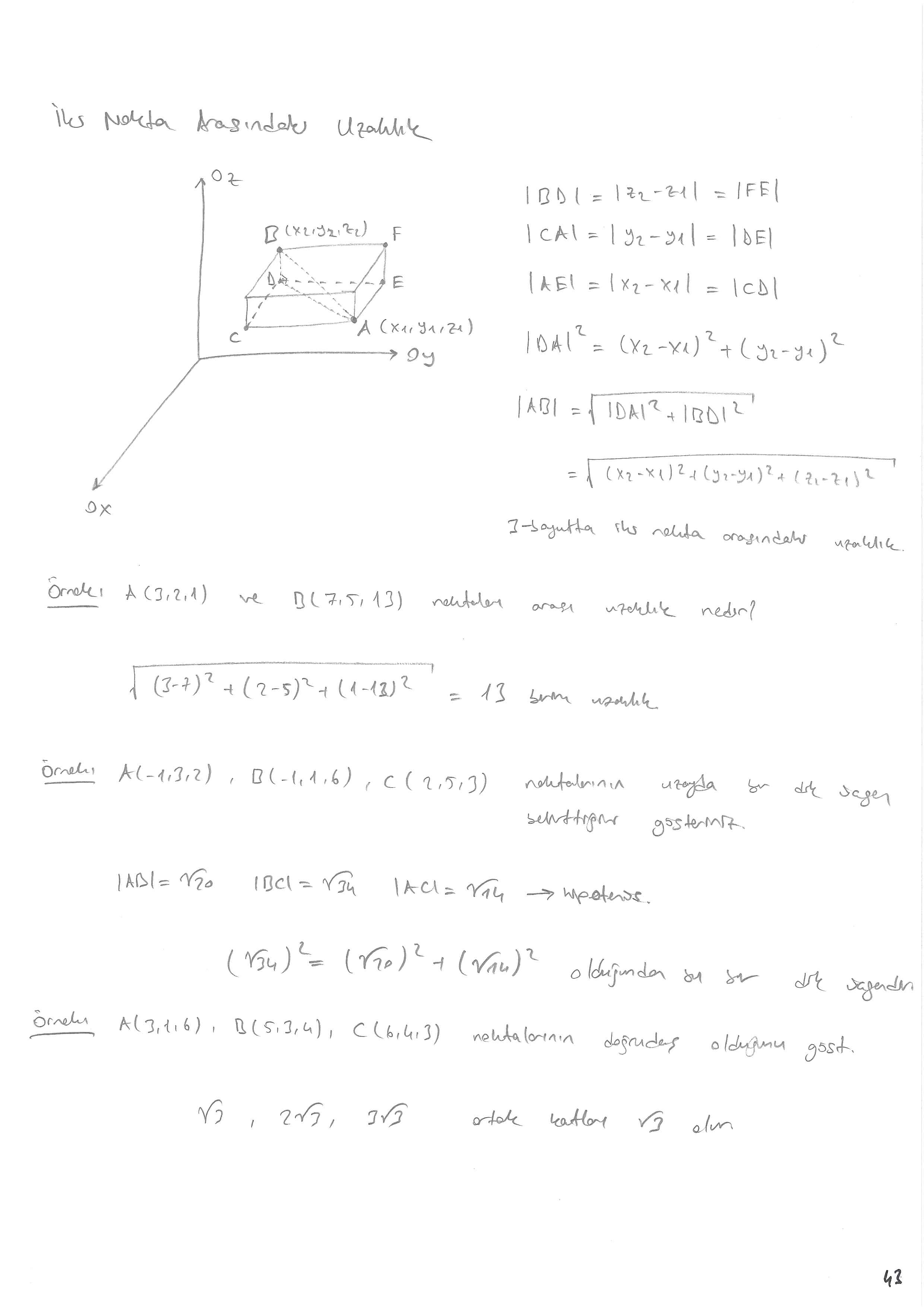 Analitik Geometri 2 - 043