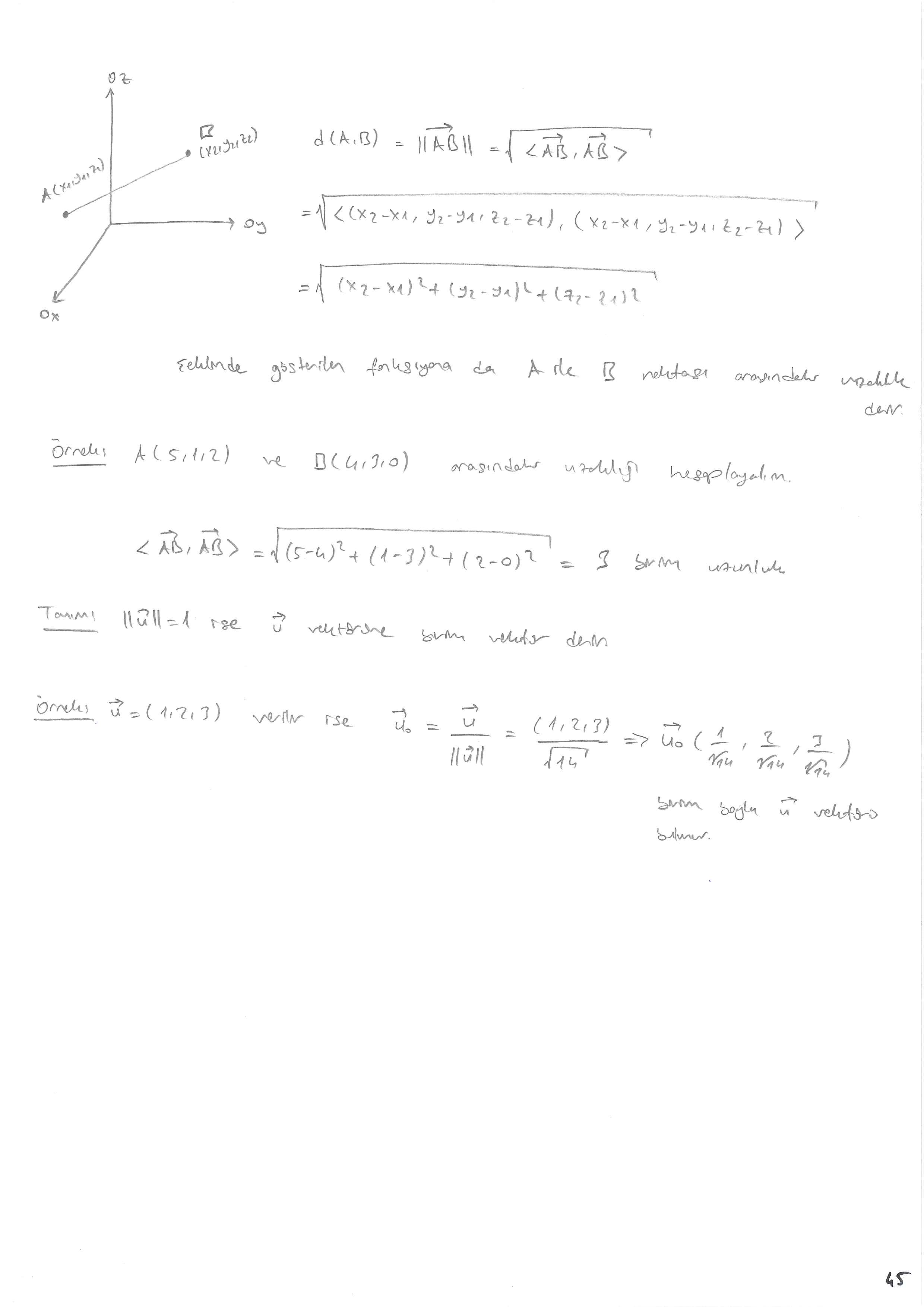 Analitik Geometri 2 - 045