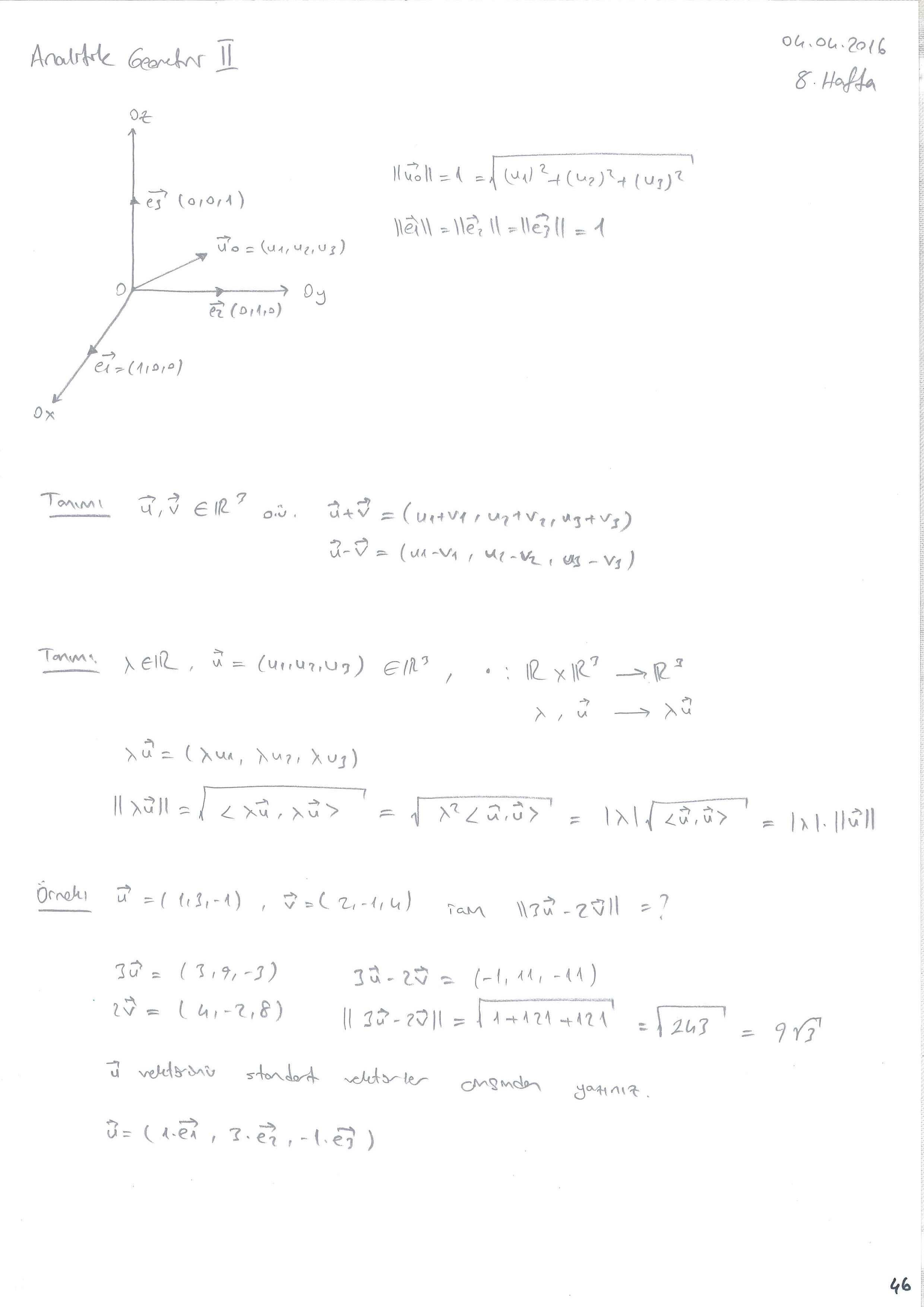 Analitik Geometri 2 - 046
