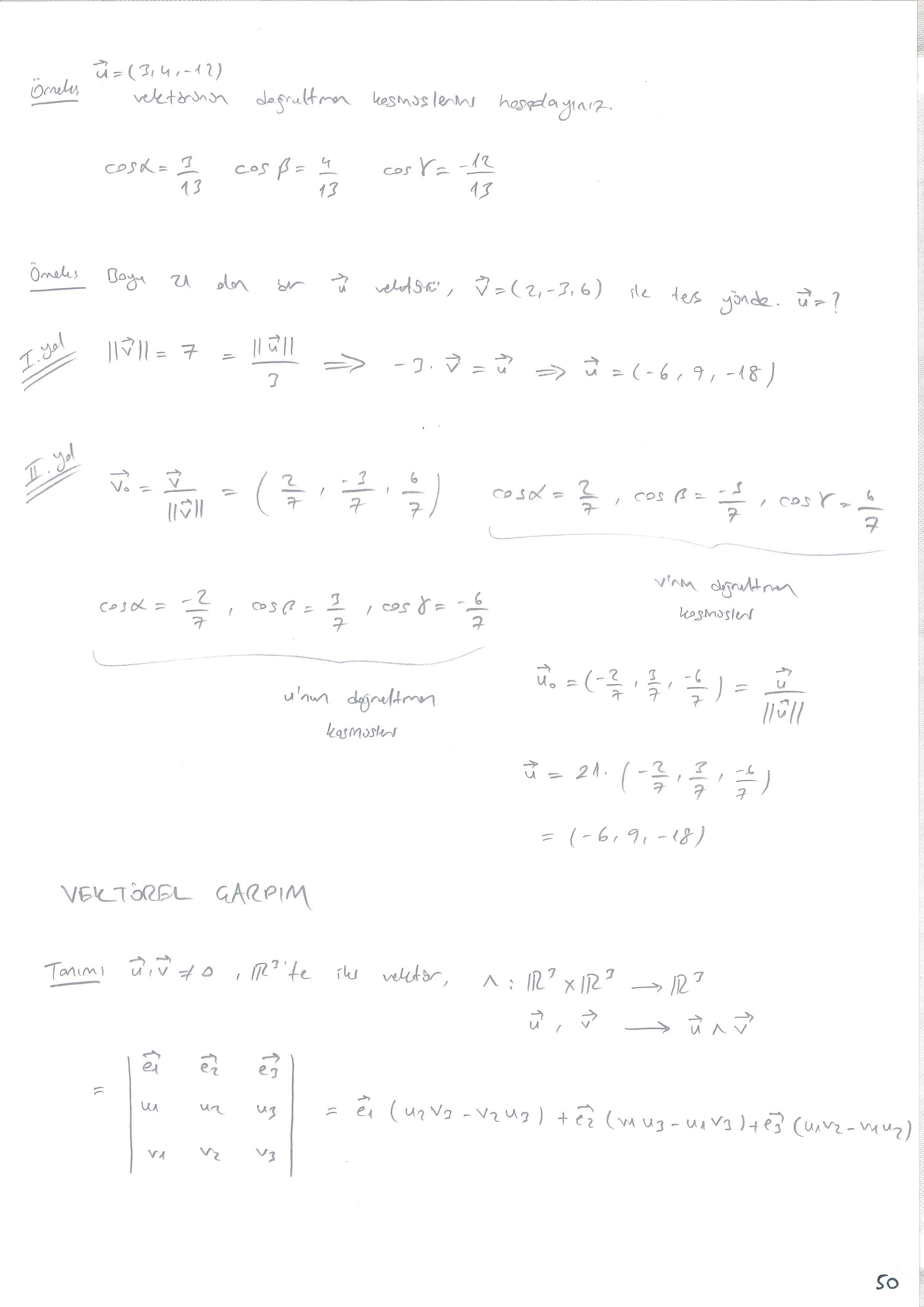 Analitik Geometri 2 - 050