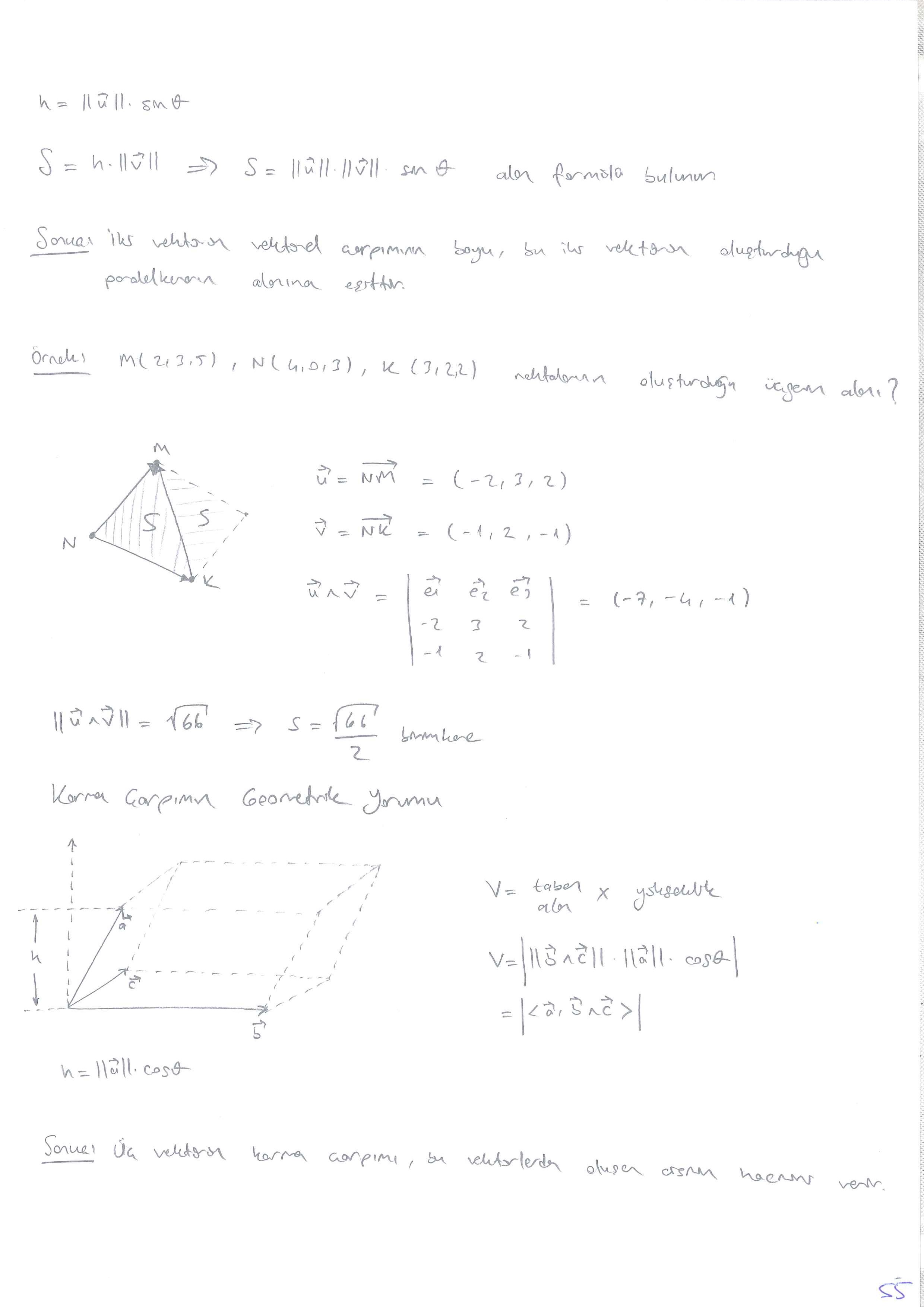 Analitik Geometri 2 - 055