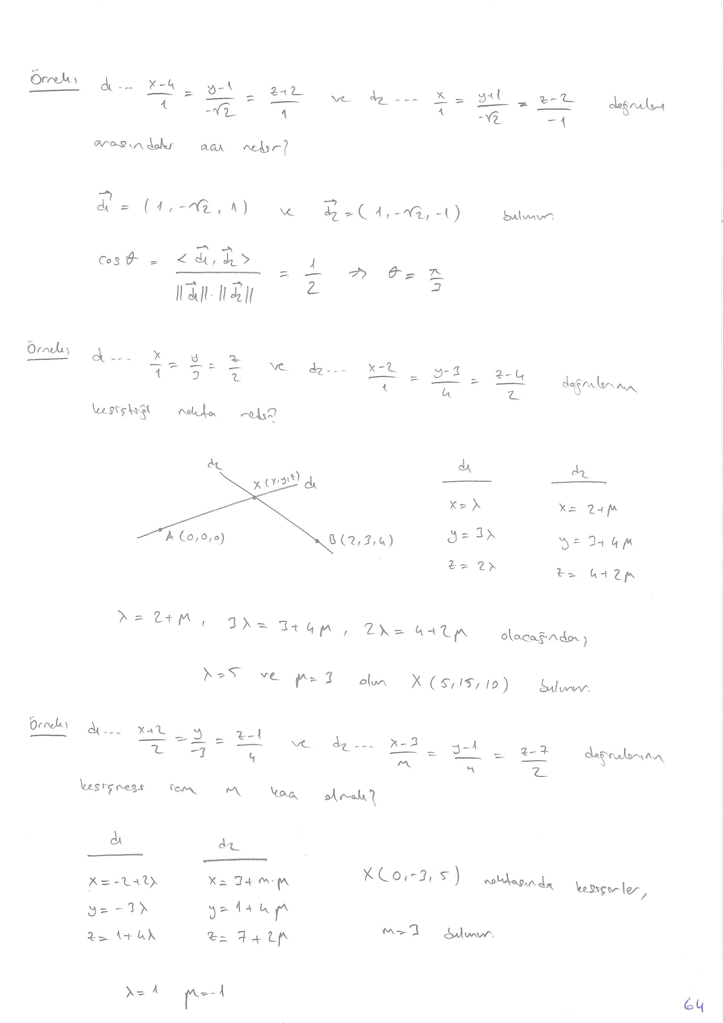 Analitik Geometri 2 - 064