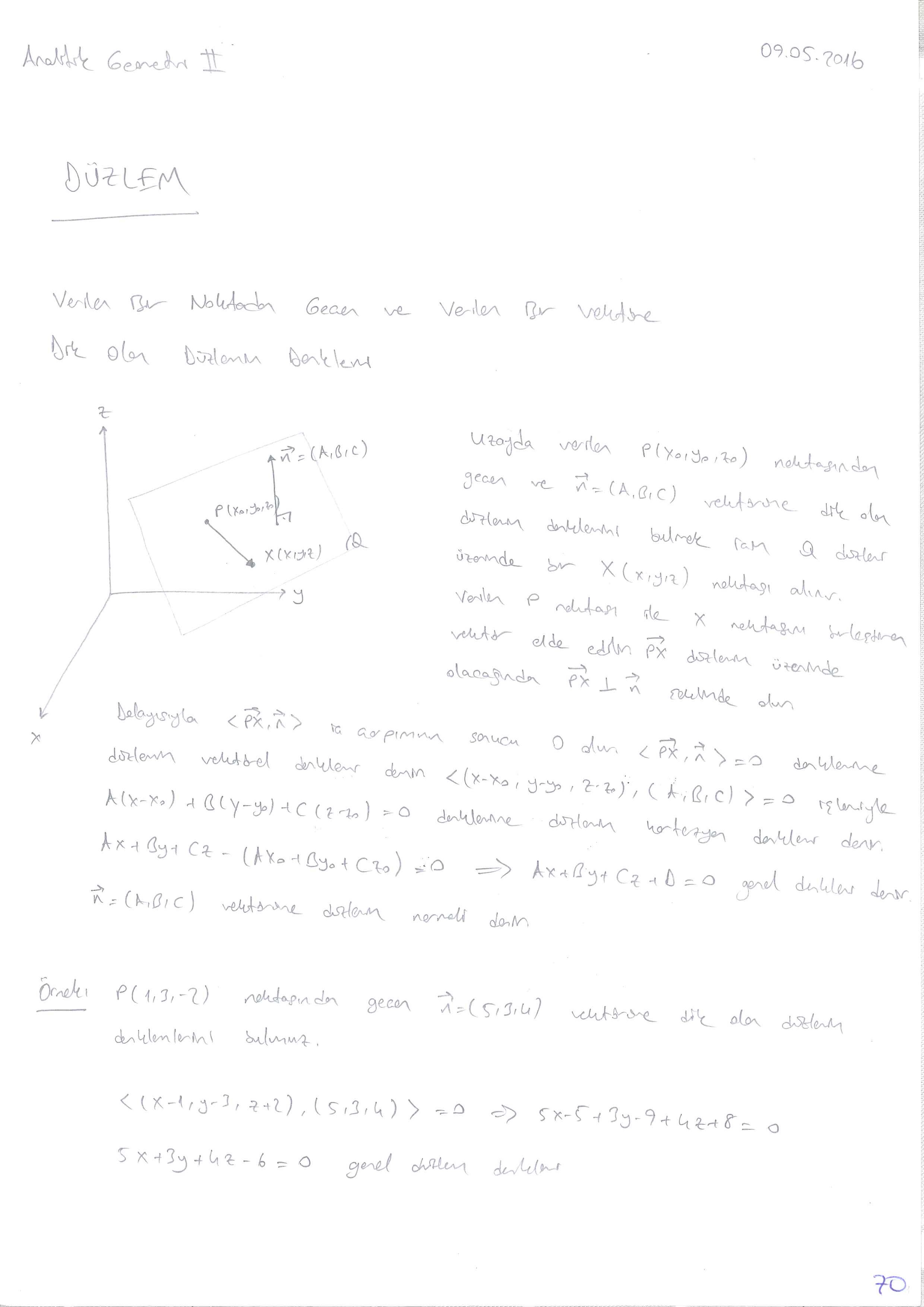 Analitik Geometri 2 - 070